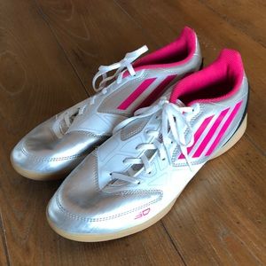 Adidas indoor soccer shoes F-50, size 8, like new